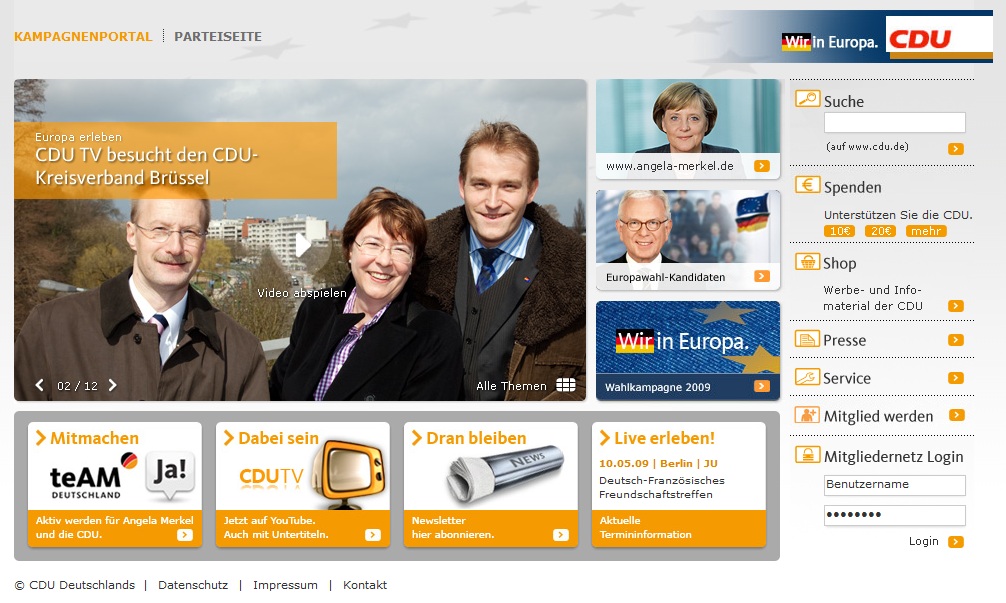 09.43.2009 - CDU TV besucht CDU Auslandsverband Brüssel-Belgien - 