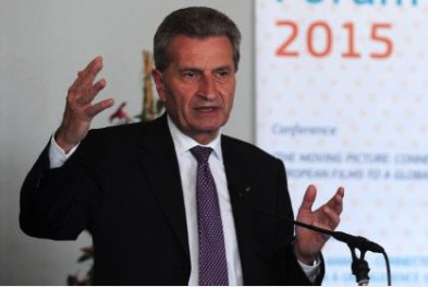 Günther H. Oettinger, Kommissar für digitale Wirtschaft und Gesellschaft